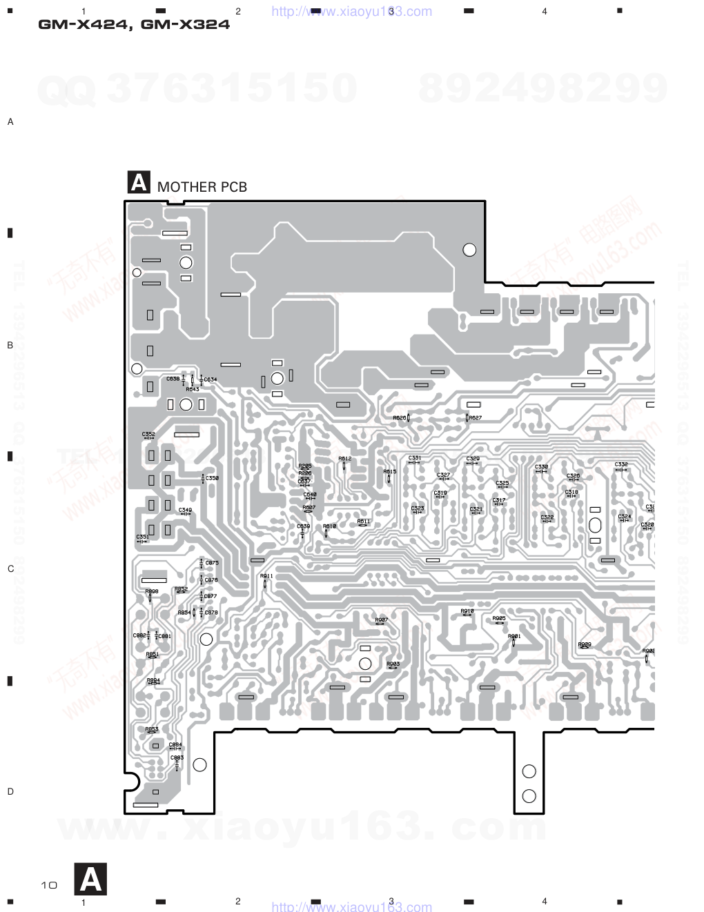 先锋PIONEER GM-X424音响电路图-9