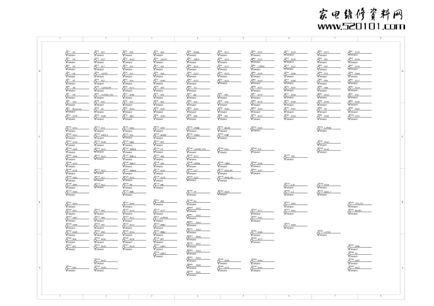 海尔LK37K1液晶电视电源板电路图-4