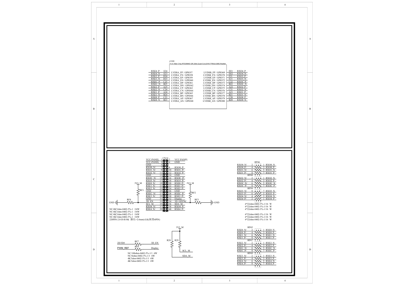 组装机液晶采用TP.RT2984D.PB831B方案主板电路原理图-3 组装机液晶采用TP.RT2984D.PB831B方案主板电路原理图-3