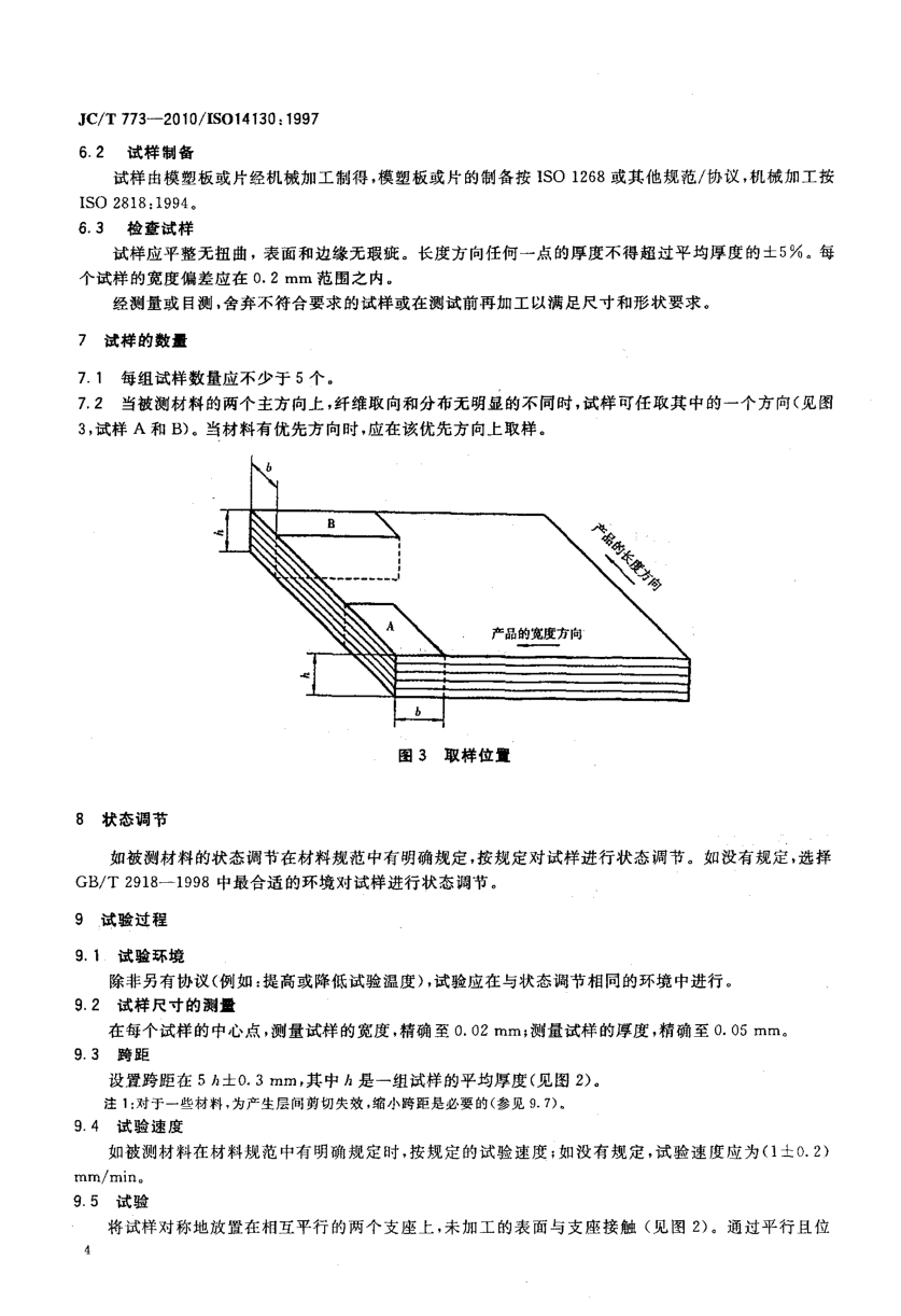 JCT 773-2010 纤维增强塑料 短梁法测定层间剪切强度-5