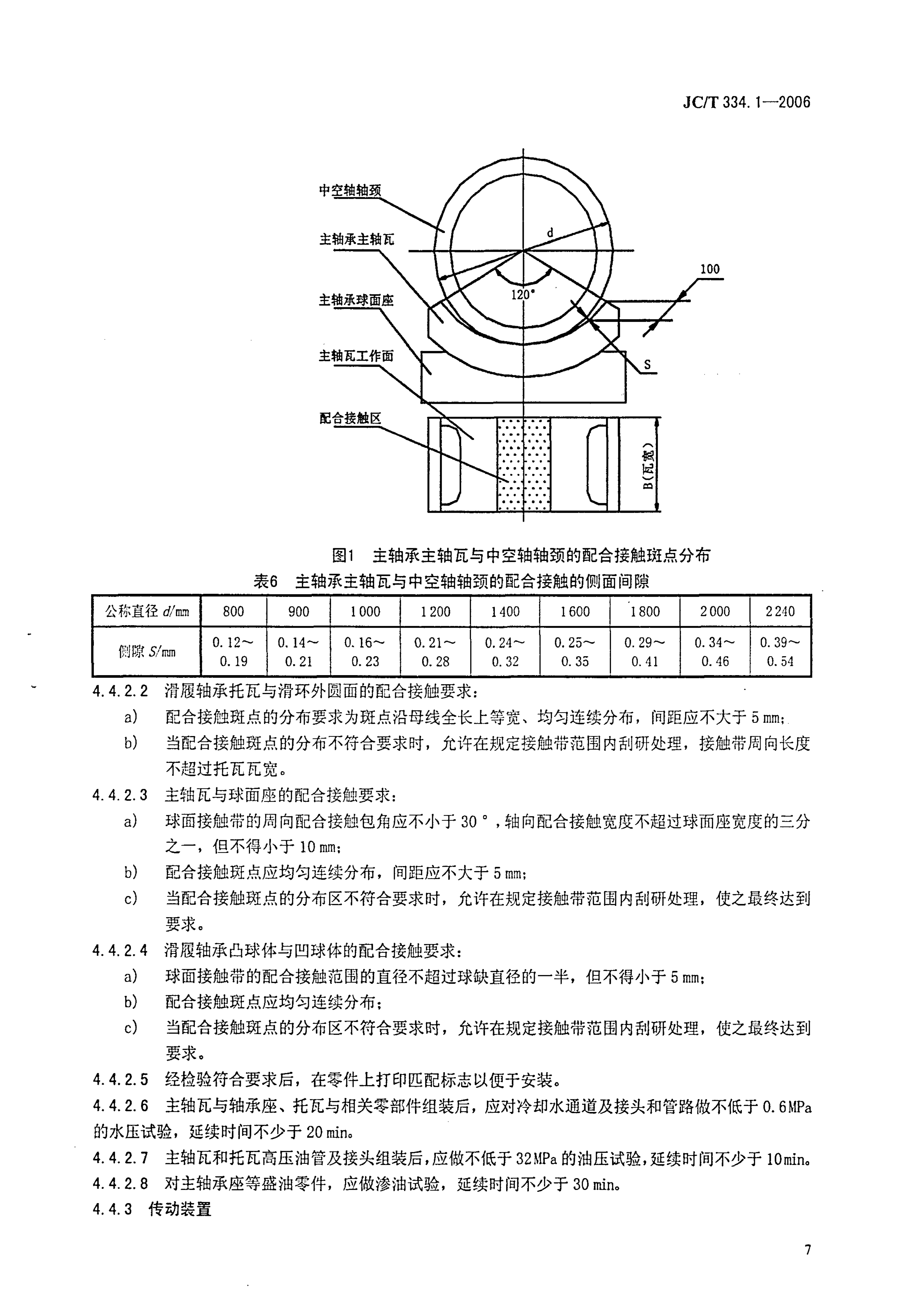 JCT 334.1-2006 水泥工业用管磨机-9 JCT 334.1-2006 水泥工业用管磨机-9