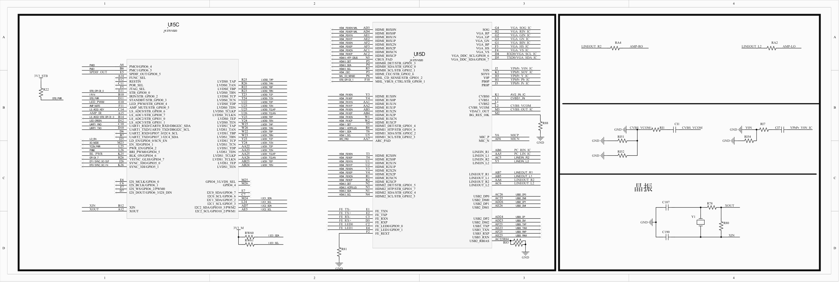 组装机采用TP.HV320.PB801 C方案电路原理图-2 组装机采用TP.HV320.PB801 C方案电路原理图-2