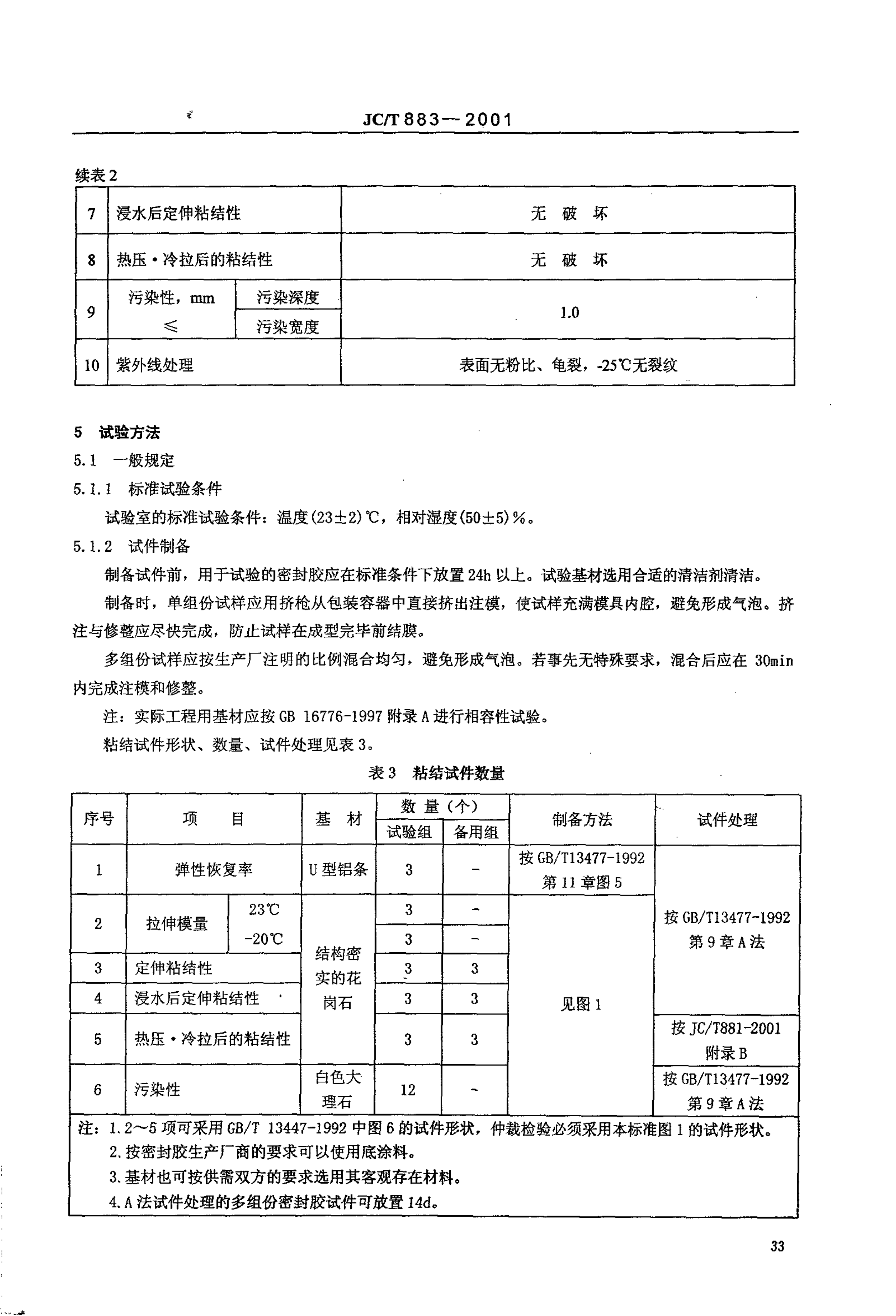 JCT 883-2001 石材用建筑密封胶-3 JCT 883-2001 石材用建筑密封胶-3