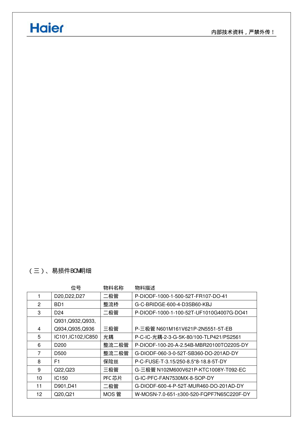 海尔0094003794电源板维修手册和电路图-9