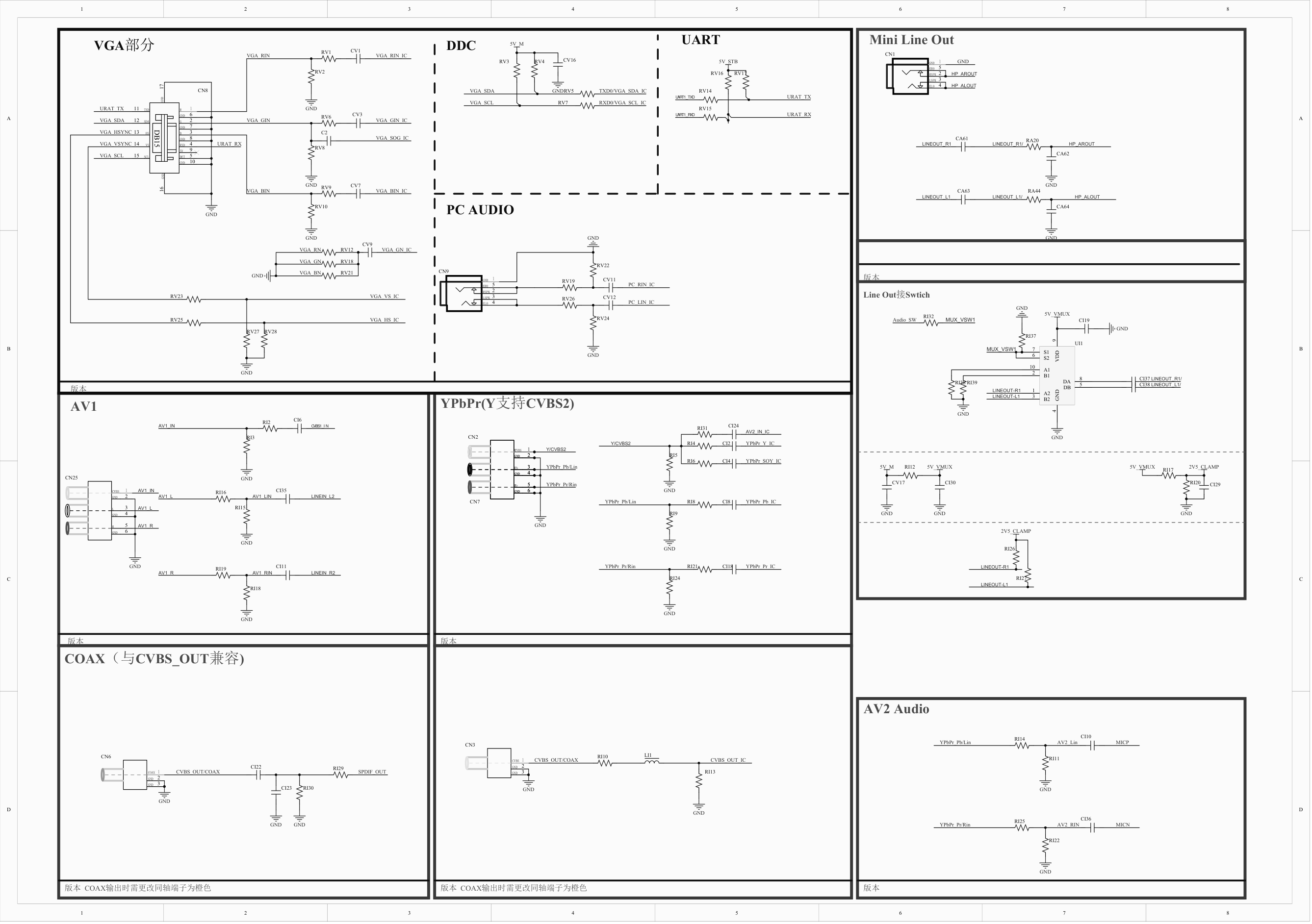 组装机采用TP.HV320.PB801 C方案电路原理图-3 组装机采用TP.HV320.PB801 C方案电路原理图-3