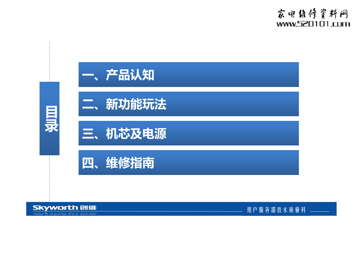 创维酷开49K1Y和55K1Y液晶电视培训课件教材-1