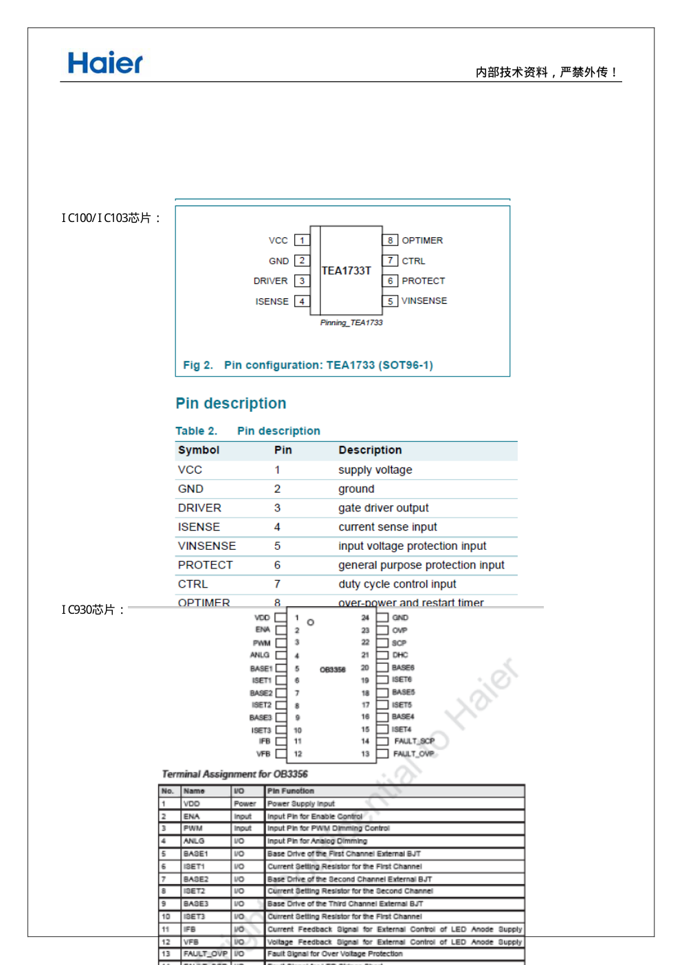 海尔0094003794电源板维修手册和电路图-7