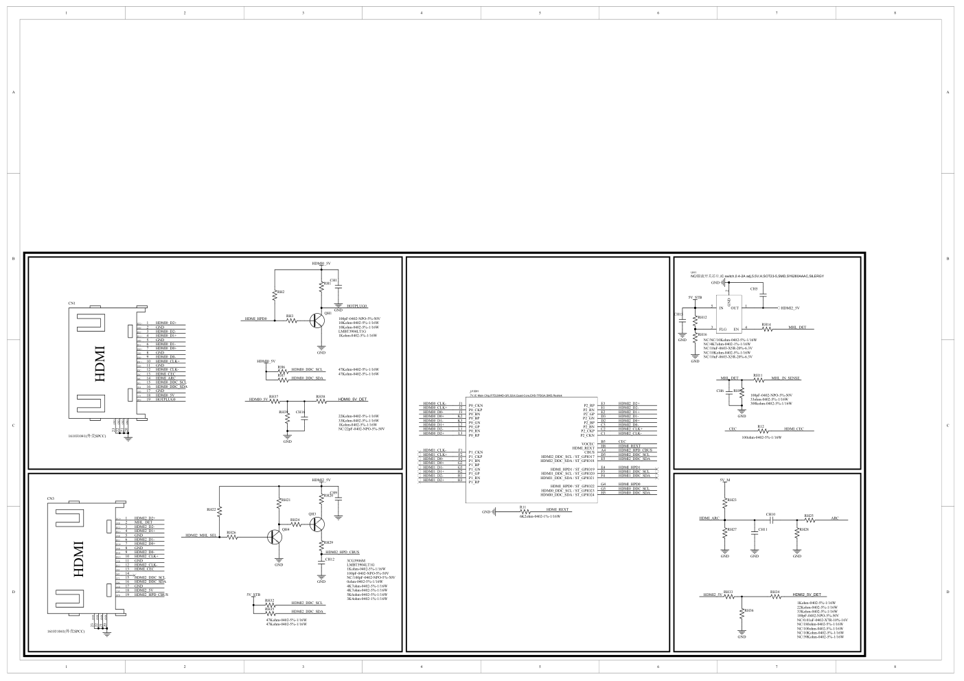 组装机液晶采用TP.RT2984D.PB831B方案主板电路原理图-8 组装机液晶采用TP.RT2984D.PB831B方案主板电路原理图-8