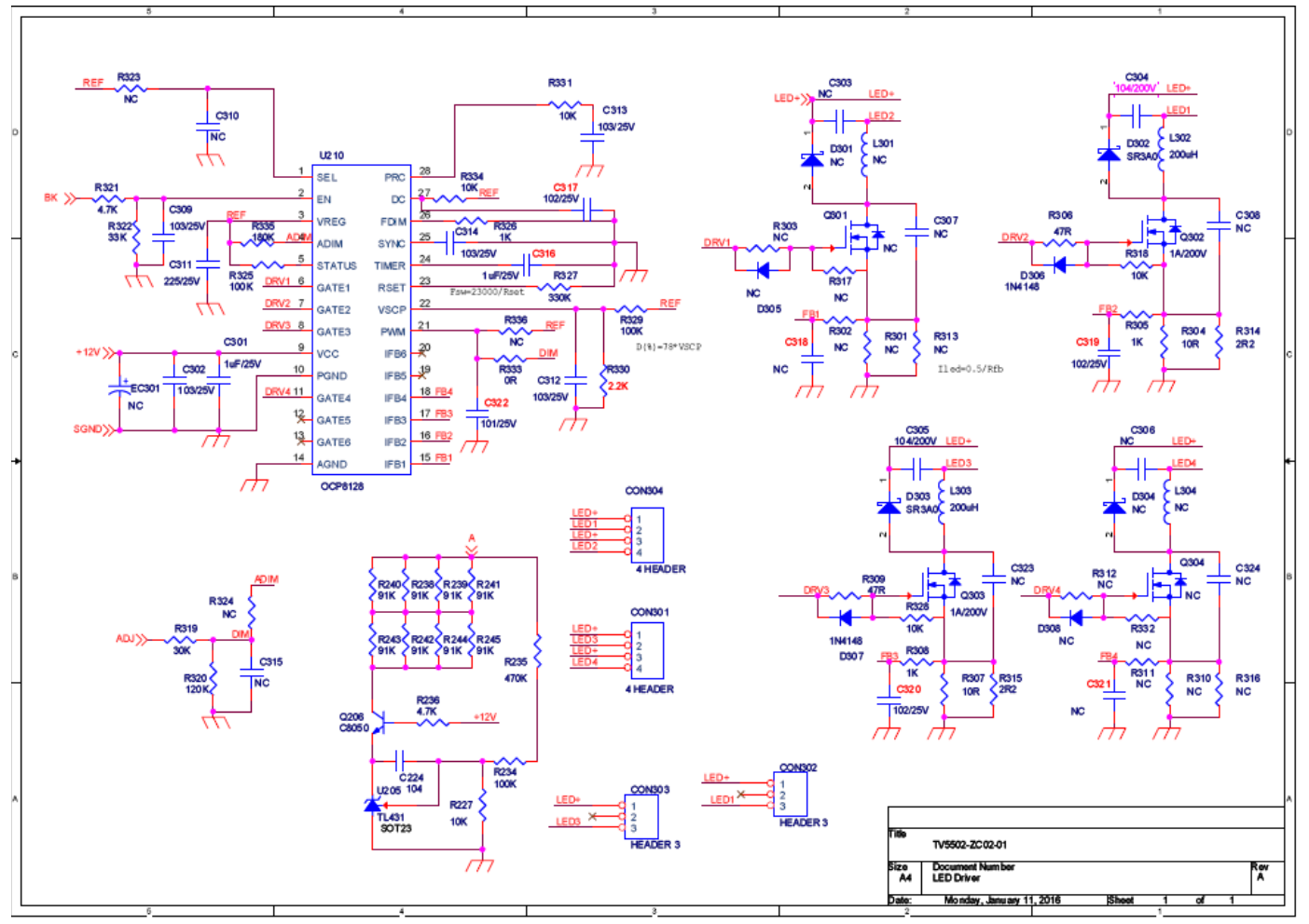 康佳LED55K36U（TV5502-ZC02-01）电源板电路图-1