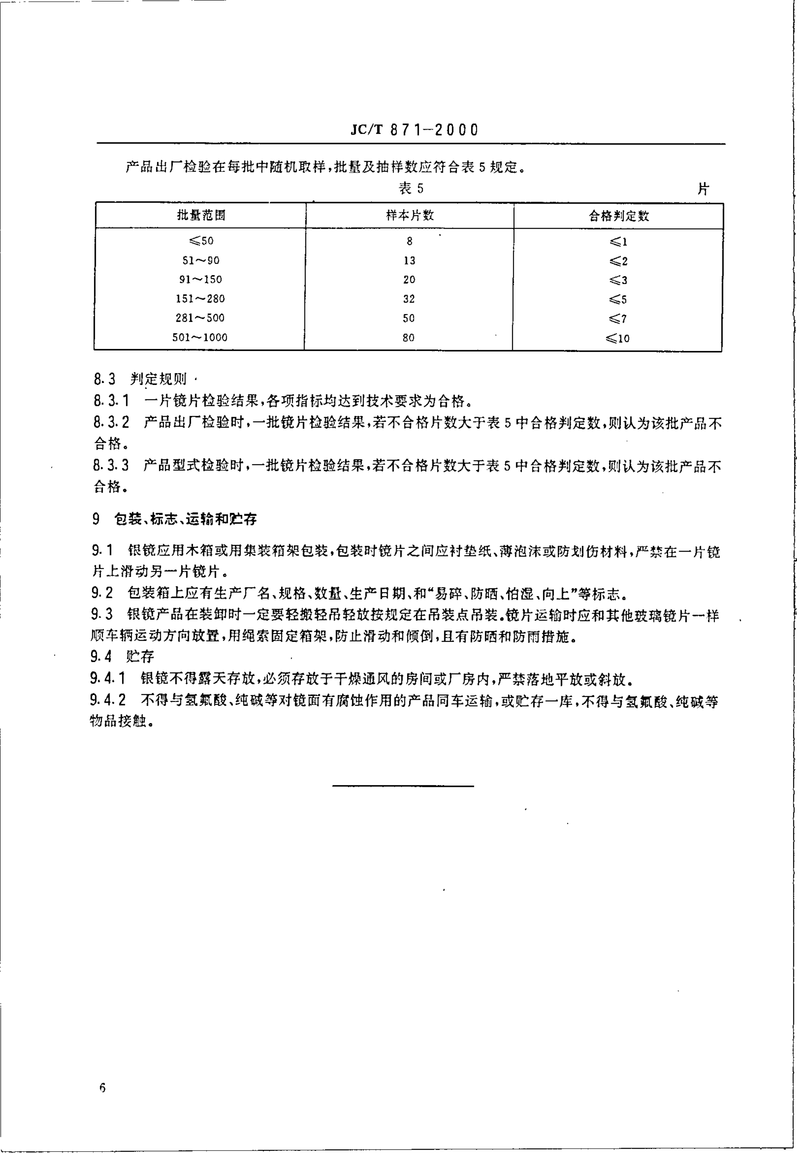 JCT 871-2000 镀银玻璃镜-7 JCT 871-2000 镀银玻璃镜-7
