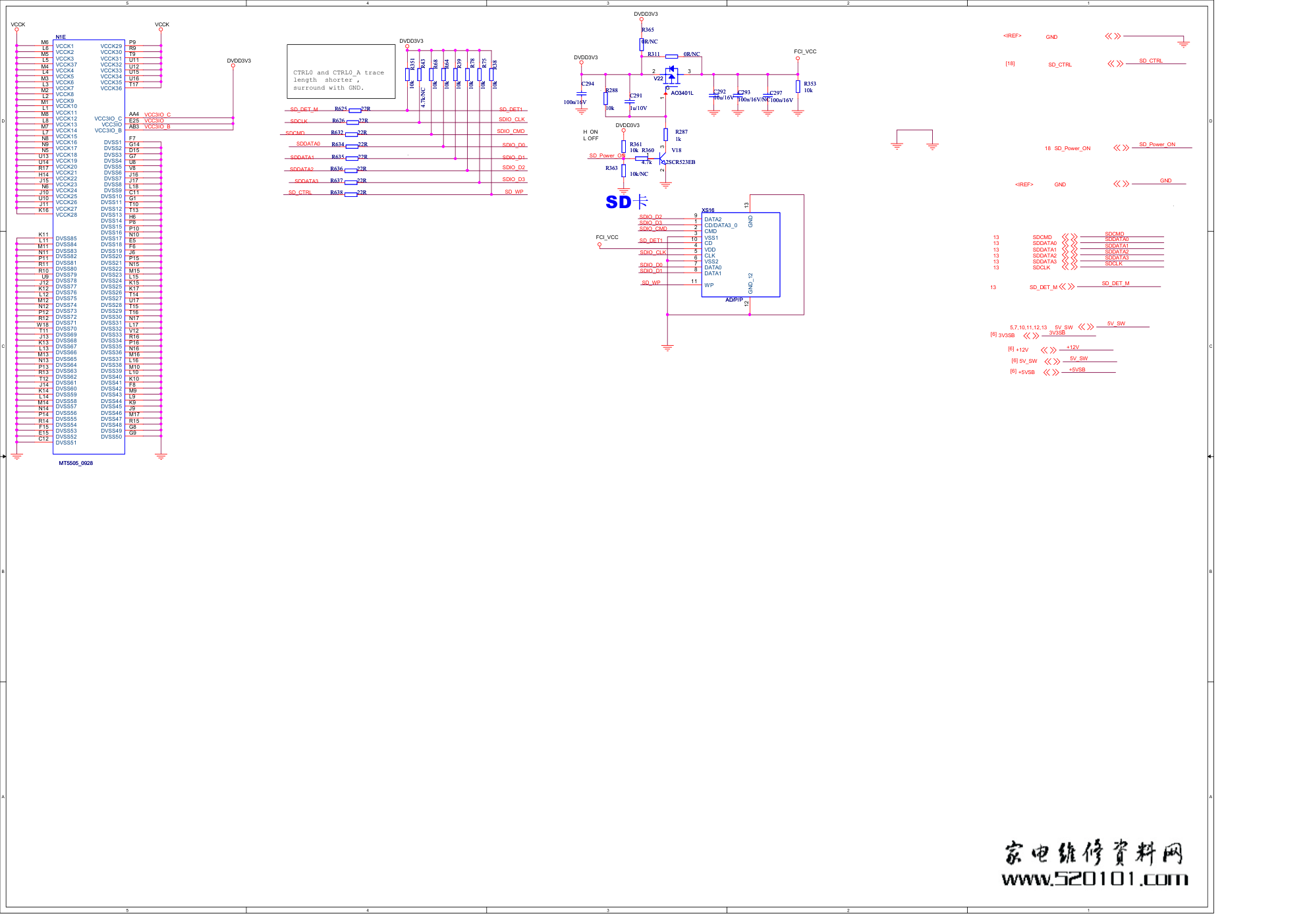 海信LED42K360X3D液晶电视主板电路图-0