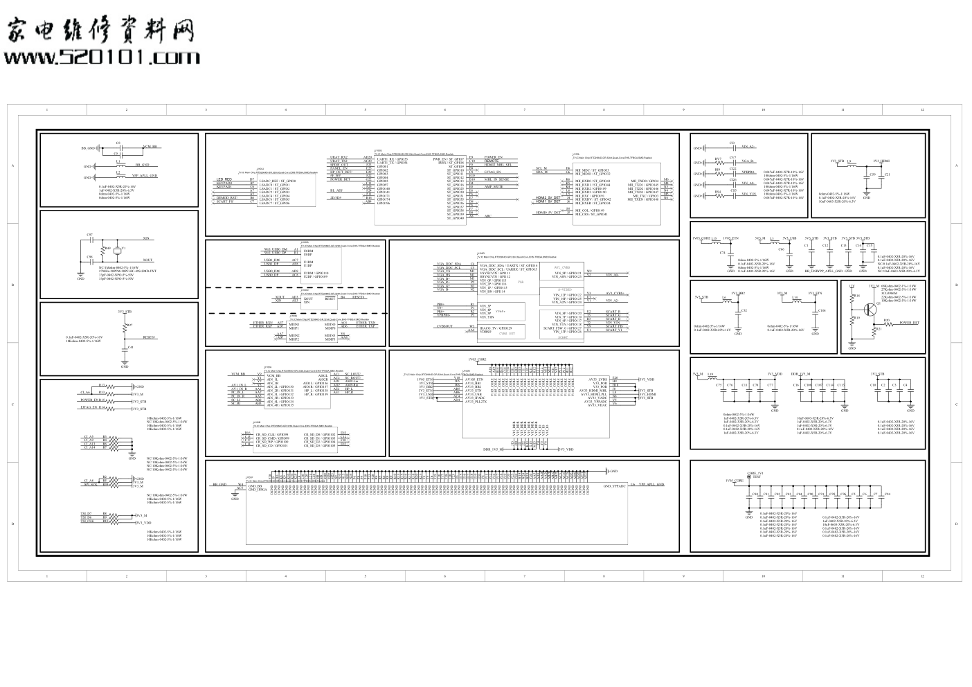 组装机液晶采用TP.RT2984D.PB831B方案主板电路原理图-1 组装机液晶采用TP.RT2984D.PB831B方案主板电路原理图-1