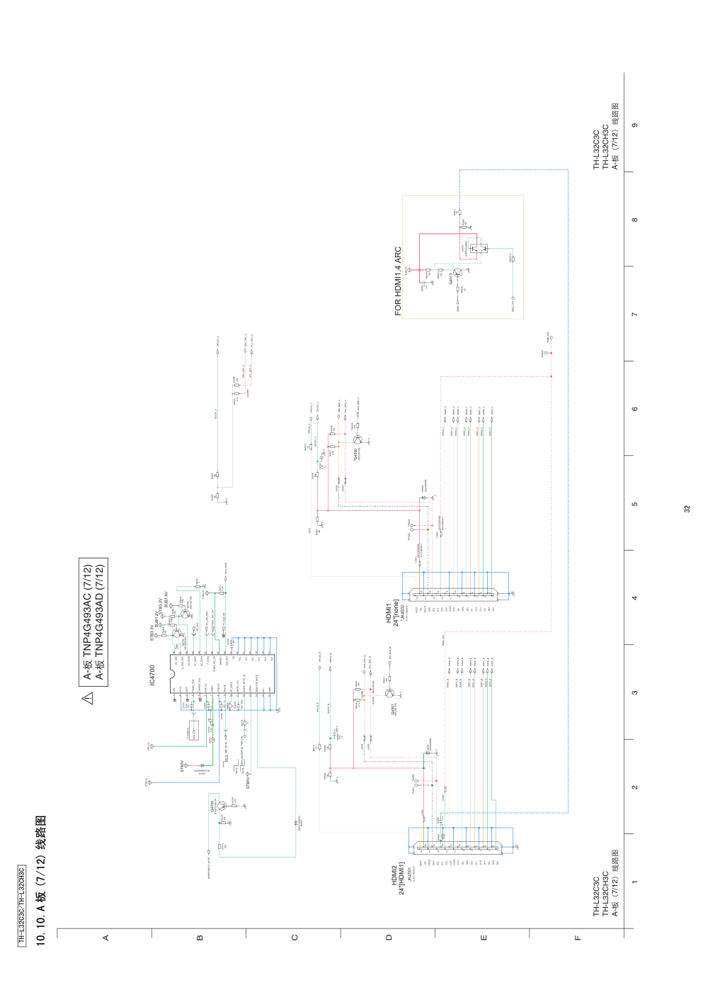 松下IP3738 TH-32C3C电路原理图-8 松下IP3738 TH-32C3C电路原理图-8