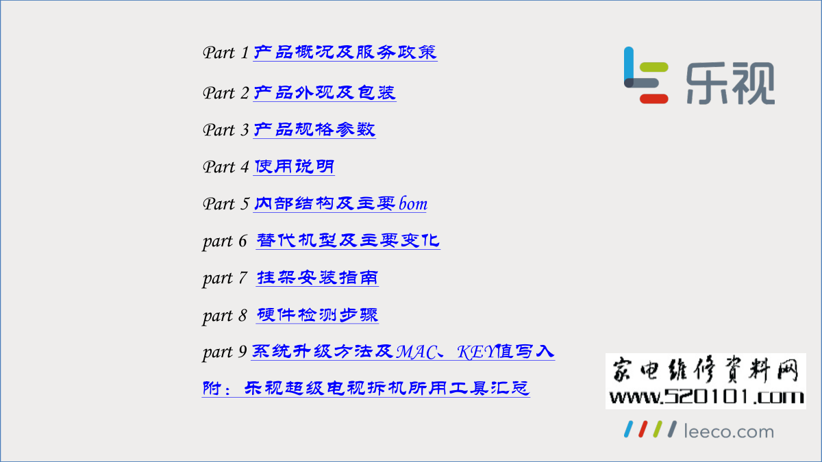 乐视智能家庭中心(屏霸)和乐视家庭音响技术培训教材-1 乐视智能家庭中心(屏霸)和乐视家庭音响技术培训教材-1