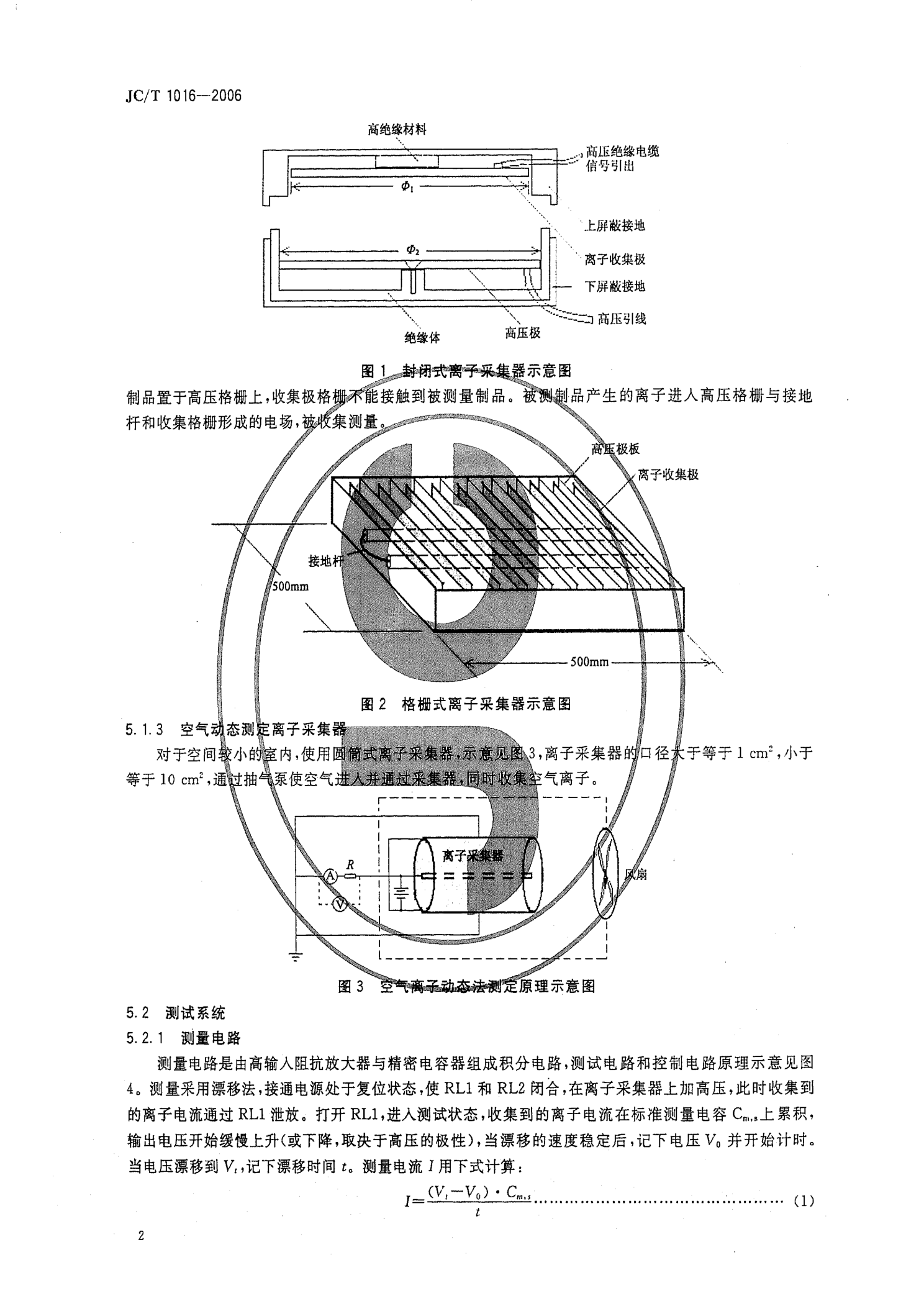 JCT 1016-2006 材料负离子发生量的测试方法-3 JCT 1016-2006 材料负离子发生量的测试方法-3