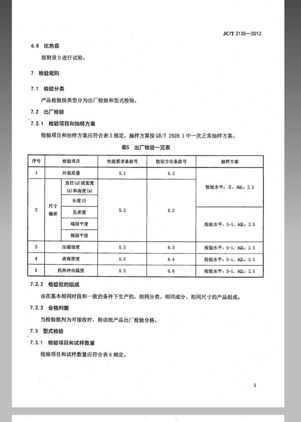 JCT 2135-2012 蜂窝陶瓷蓄热体-6