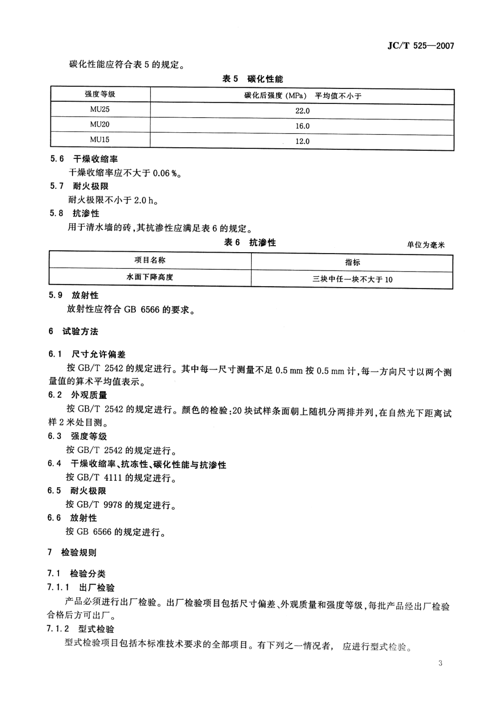 JCT 525-2007 炉渣砖-4 JCT 525-2007 炉渣砖-4