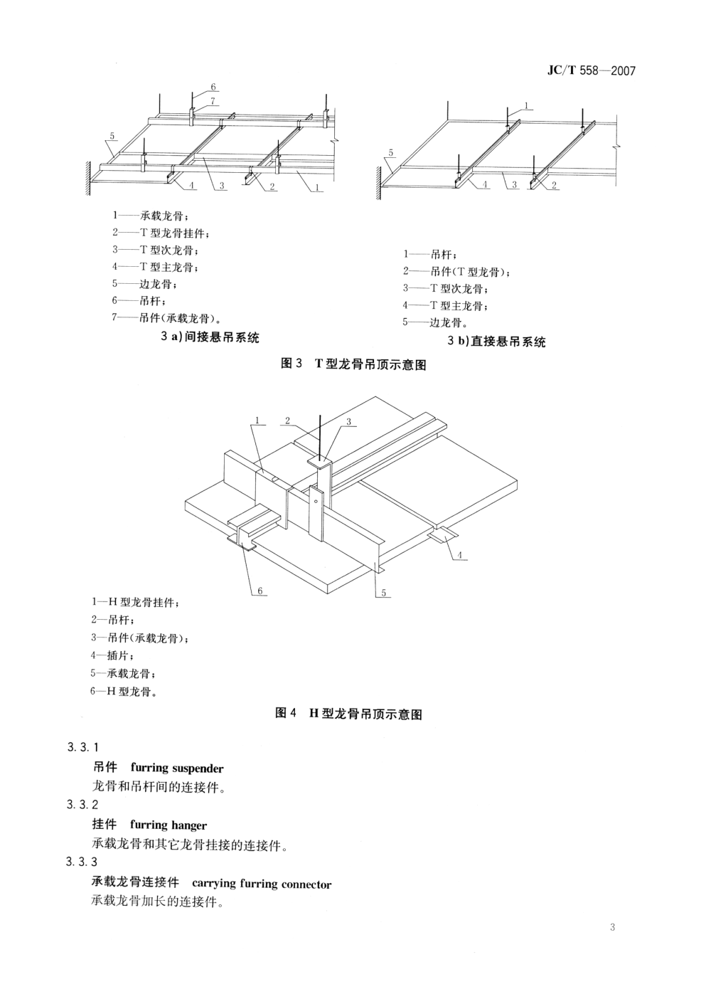 JCT 558-2007 建筑用轻钢龙骨配件-4 JCT 558-2007 建筑用轻钢龙骨配件-4