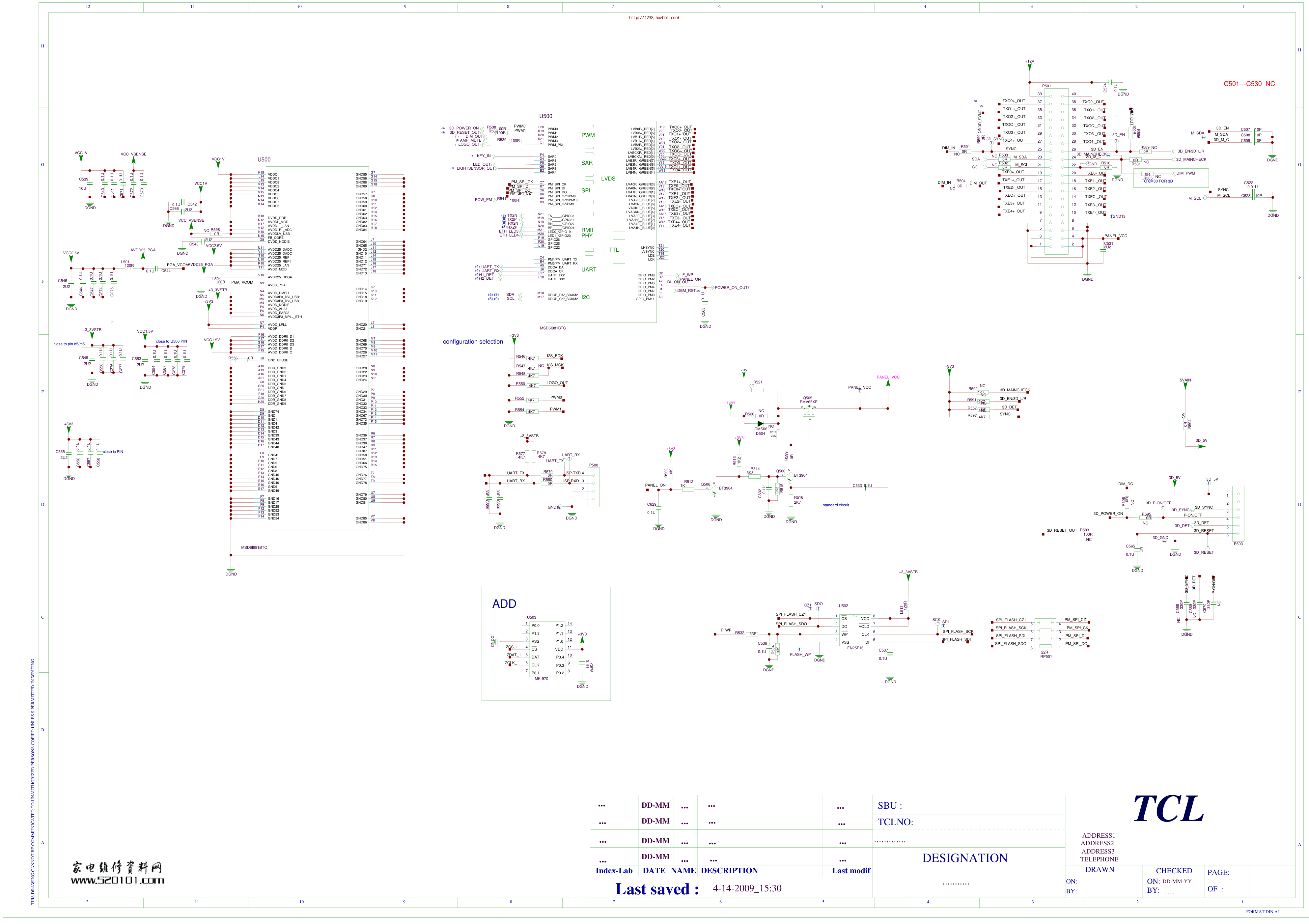 TCL 40-MS28L2-MAA2XG主板电路图-4 TCL 40-MS28L2-MAA2XG主板电路图-4