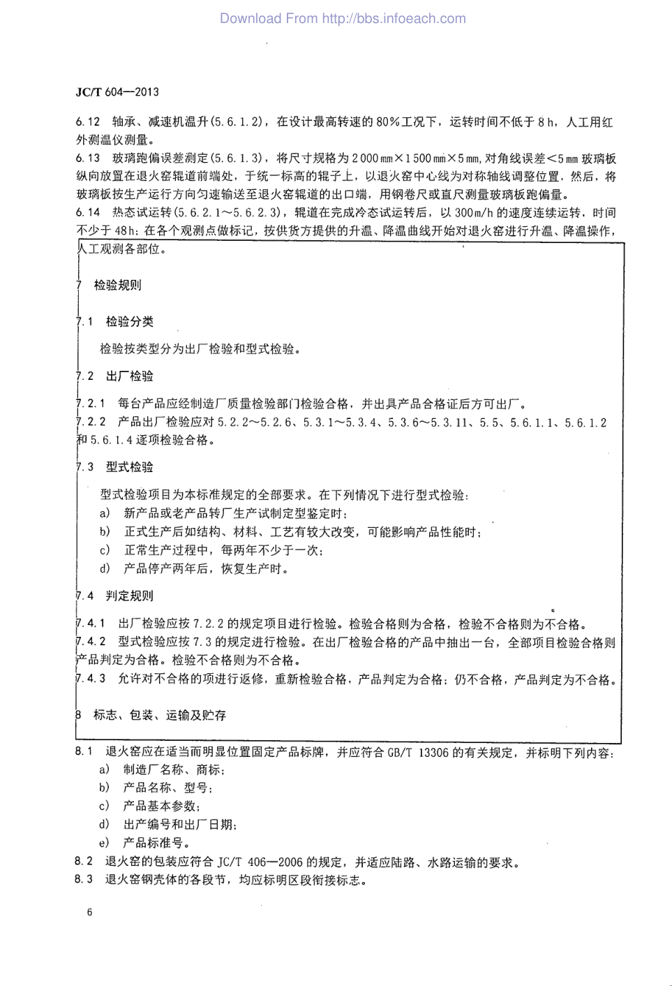 JCT 604-2013 浮法玻璃退火窑-7