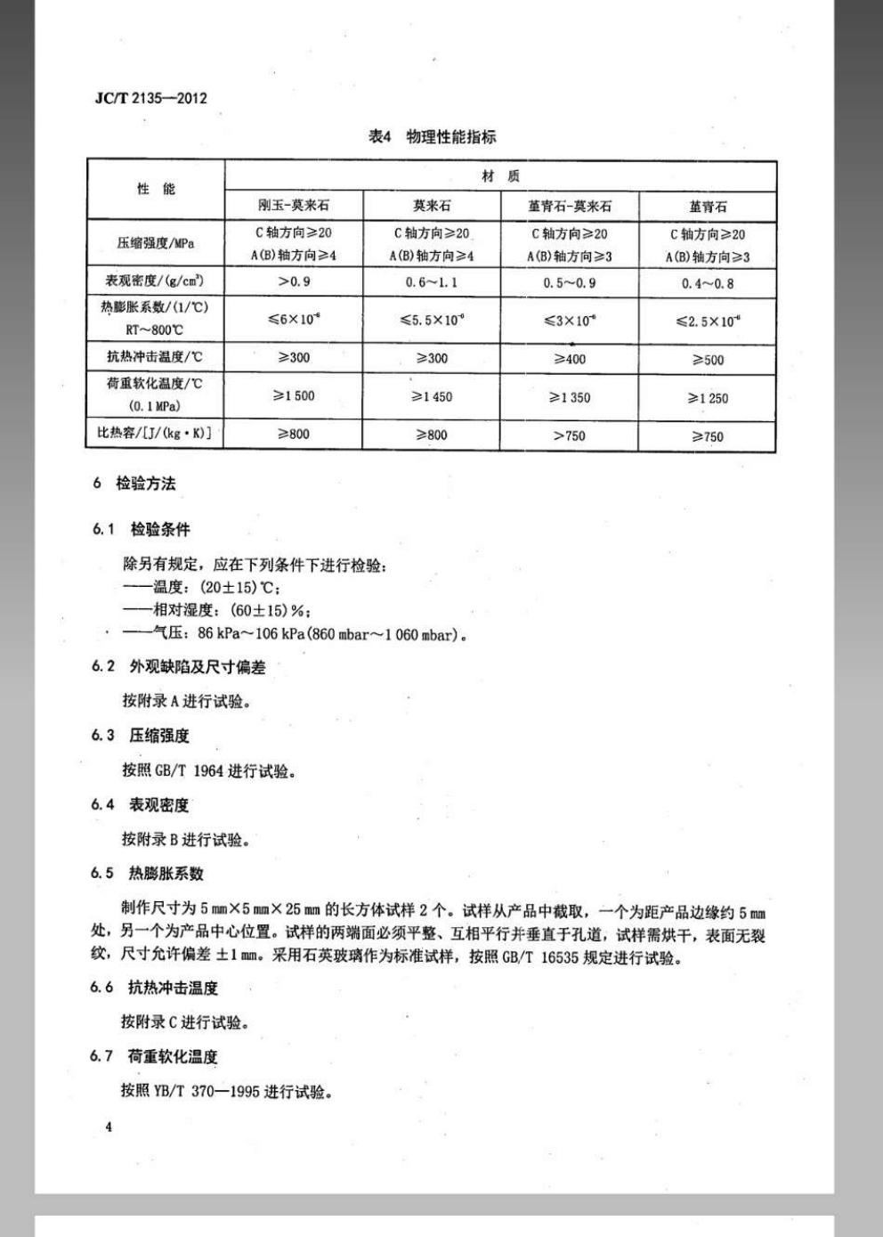JCT 2135-2012 蜂窝陶瓷蓄热体-5